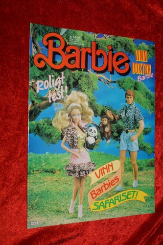BARBIE 7 1989 FOTONOVELL SERIER SAFARI BREVVÄNNER TÄVLINGAR mm FINT SKICK