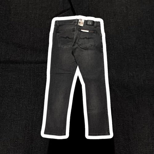 Nudie Jeans Tight Terry fade to grey size 31/28 NEW black grey denim