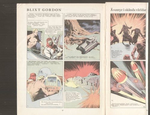 Serieklipp Blixt Gordon ur LL av Raymond 1938 komplett