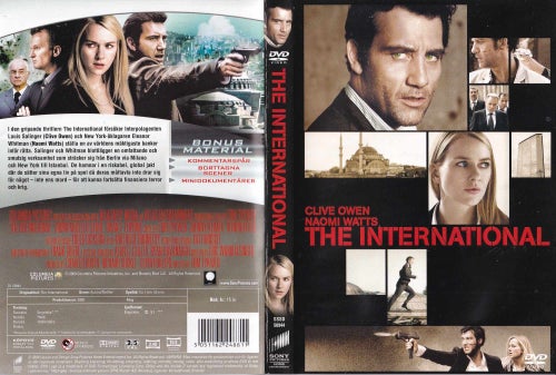 DVD - THE INTERNATIONAL - SÖNDAGSFILMEN