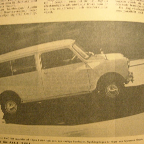 Nytest av Austin 850 Countryman Hundkoja från 1964