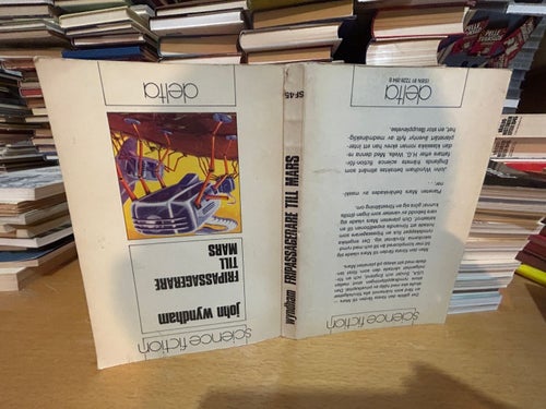 Fripassagerare till Mars av John Wyndham, bok, Very Fine plus