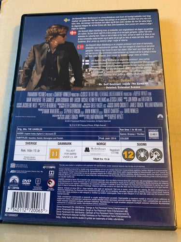 The Gambler, dvd