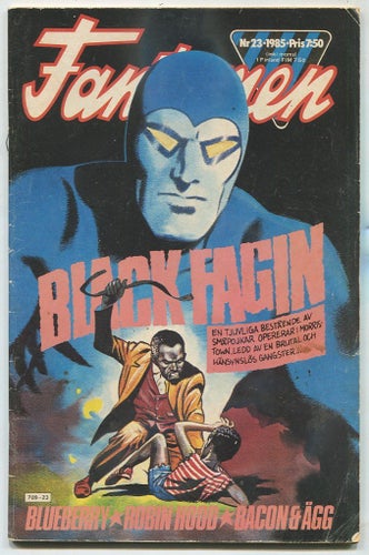 Fantomen 1985 nr 23 med Blueberry, Robin Hood, Bacon & Ägg