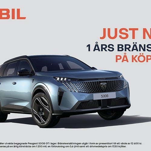 Peugeot 5008 GT Black Pack 1.2 PT 130hk Aut KAMPANJ BRÄNSLE INGÅR