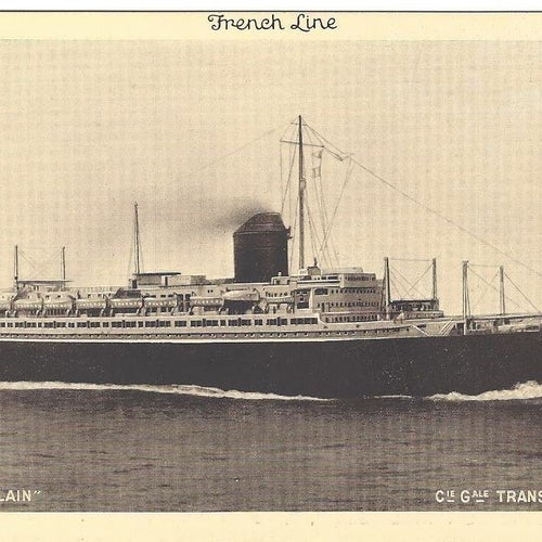 French Liner " CHAMPLAIN "