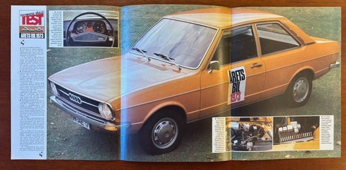 Audi 80 L särtryck ur Teknikens Värld