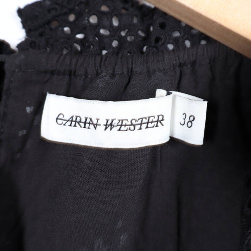 Underbar svart spetsklänning från Carin Wester, strl 38 – sparsamt använd!