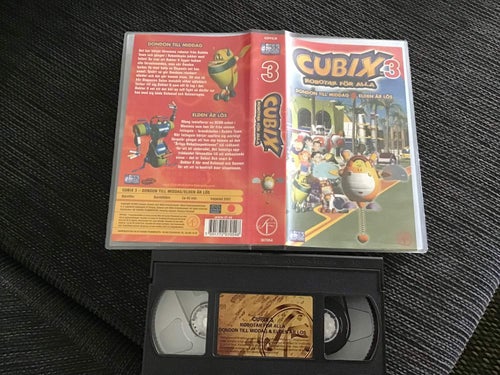 CUBIX 3 VHS ROBOTAR FÖR ALLA