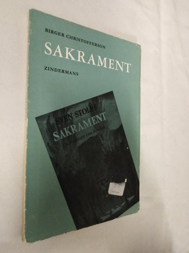 Sakrament En romananalys av Birger Christofferson. bok, Very Fine
