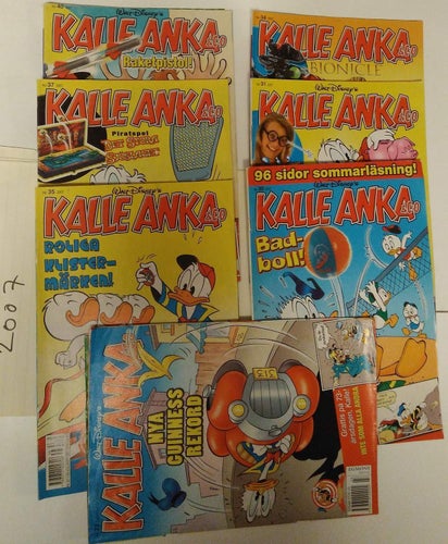 Samling Walt Disney's Kalle Anka & Co 2007 komplett årgång