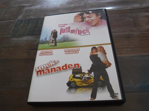 DVD 2 filmer Just my luck, smekmånaden