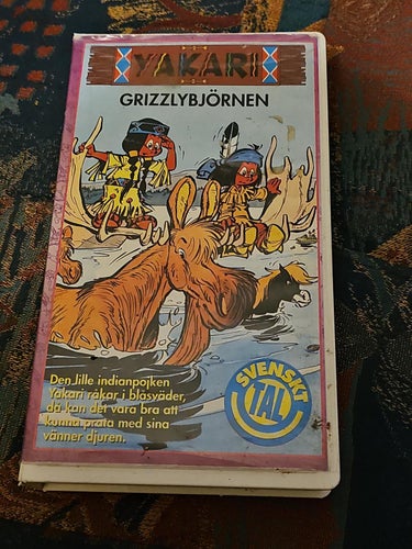 Yakari - Grizzlybjörnen VHS Svenskt Tal