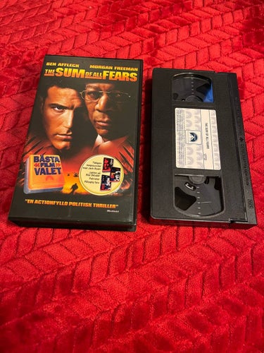 The Sum Of All Fears (2002) - Sv text, VHS (Beg)