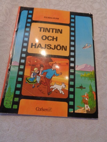 Tintin och hajsjön Filmalbum 1973 1:a upplagan