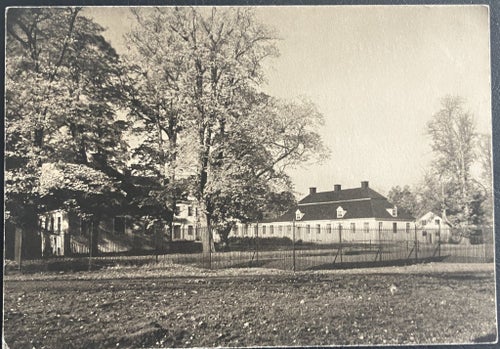 Leufsta Bruk Herrgård ~1957 (Tierp) Nordisk Fotogravyr