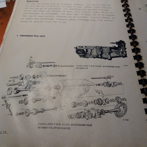 SAAB 99 Reparations Handbok 1969-1977