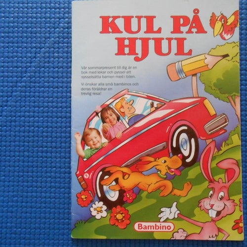 Kul på hjul. Lekar för barn när man åker bil