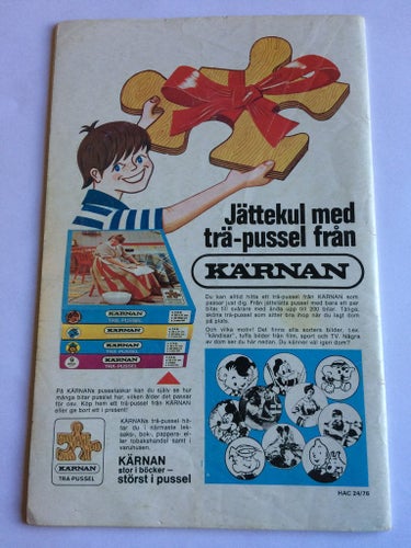 Hacke Hackspett nr 24 från 1976