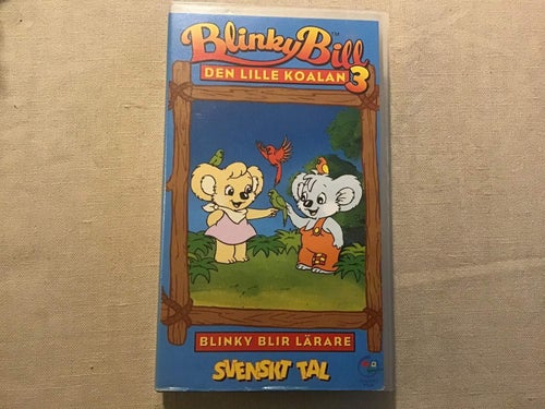 BLINKY BILL DEN LILLA KOALAN VHS SVENSKT TAL