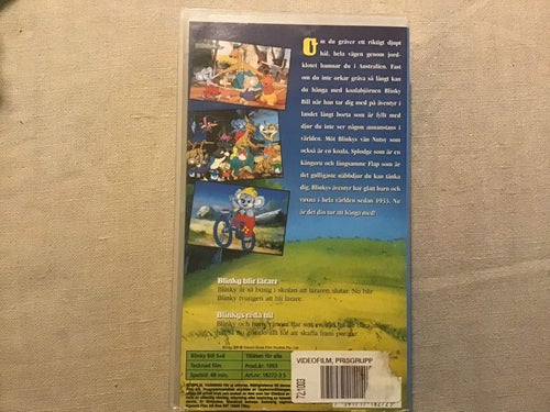 BLINKY BILL DEN LILLA KOALAN VHS SVENSKT TAL