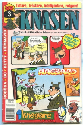 Knasen 1994 nr 3 Hagbard, Fröbergs, Hemmavid, Knegare, BC