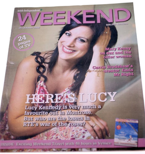 Irish Independent 'Weekend' Magazine October 25th 2008-English-NEW-Weight 184g