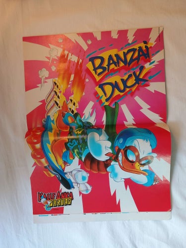 Kalle Anka nr 45 1987 - Bilaga: Banzai Duck Poster 80's