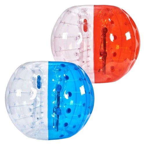 2-Pack Bumper Balls 1,5 m Uppblåsbara Krockbollar för Utomhuslek