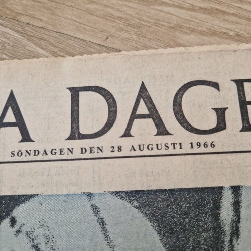 Svenska Dagbladet Söndagen den 28 Augusti 1966