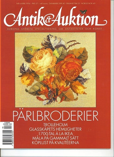 Antik & Auktion 4/1994 - Pärlbroderier m m