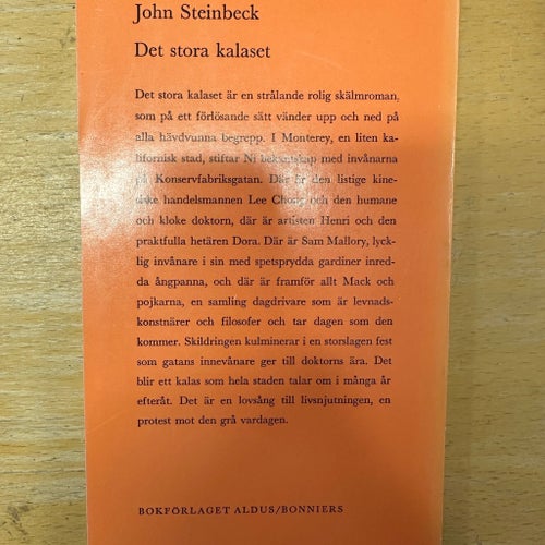 John Steinbeck, Det stora kalaset
