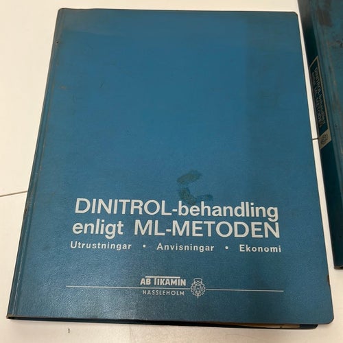 DINITROL-behandling enligt ML-METODEN bok smörjschema