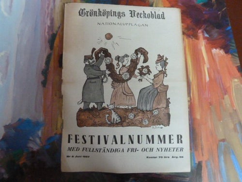 GRÖNKÖPINGS VECKOBLAD, 1957 NR 6, TIDNING