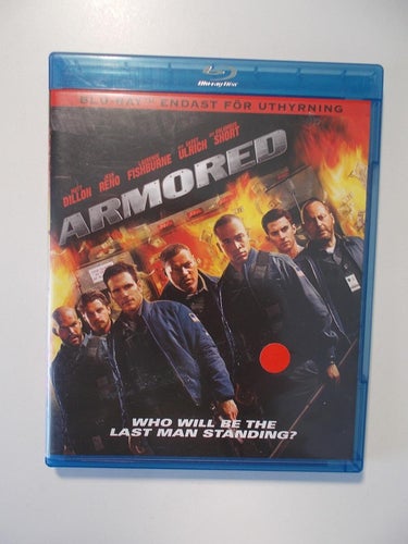 ARMORED Svensk Blu-ray X-Rental Matt Dillon Jean Reno Fishburne