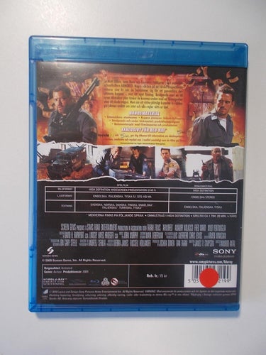 ARMORED Svensk Blu-ray X-Rental Matt Dillon Jean Reno Fishburne