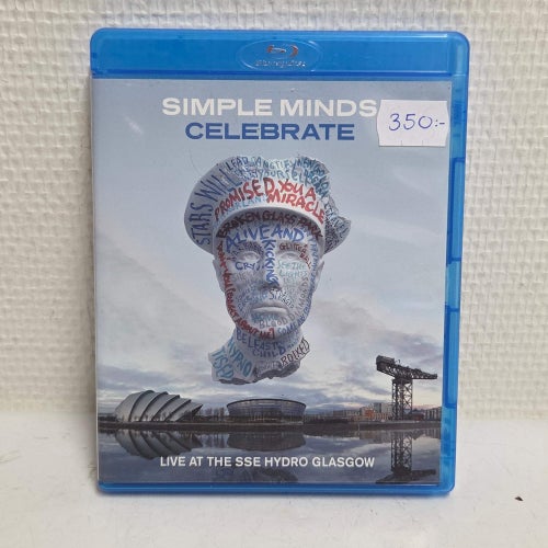 Simple Minds - Celebrate, live at the SSE Hydro Glasgow Blu-ray