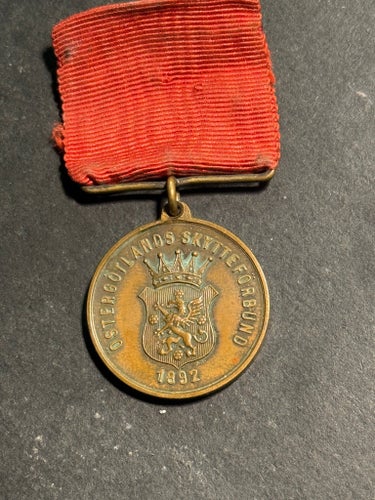 Medalj Östergötlands Skytteförbund 1892