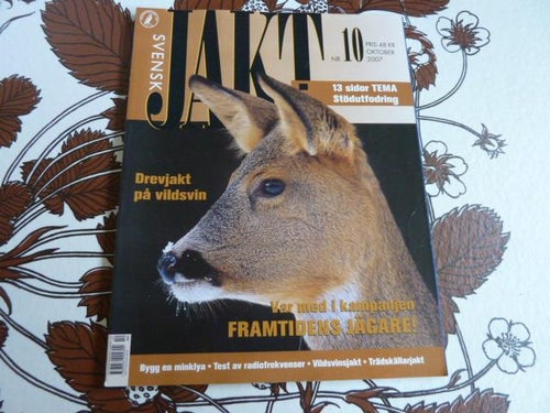 SVENSK JAKT, 2007 NR 10, DREVJAKT PÅ VILDSVIN, TIDNING