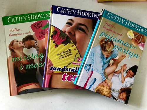 3 böcker KILLAR, KOMPISAR OCH... Cathy Hopkins