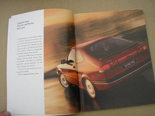 Försäljningsbroschyr SAAB 900 1997