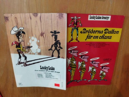 Lucky Lukes äventyr 8 Bröderna Dalton får en chans. tryckt 1972. Very Good