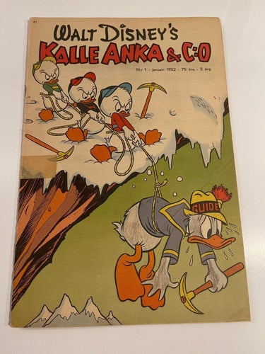 * Walt Disney´s Kalle Anka & C:o Nr 1  - 1952 *