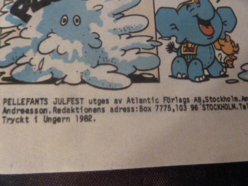 PELLEFANTS JULFEST, 1982, TIDNING