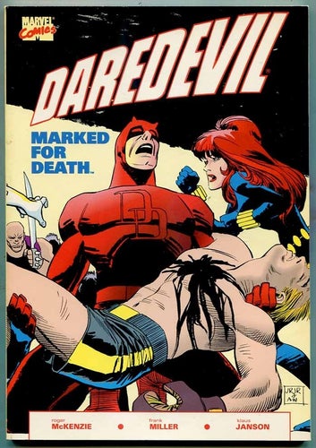 Daredevil: Marked for death album art by Frank Miller 1990