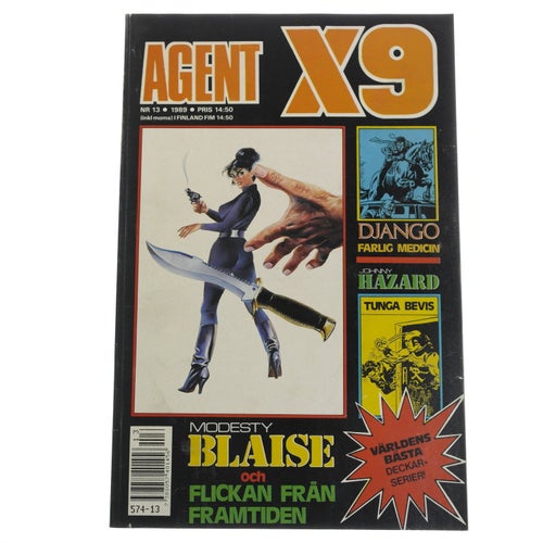 Agent X9 - 1989 - NR 13 - Modesty Blaise : Flickan från framtiden