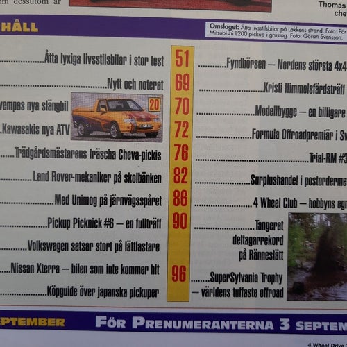 4 Wheel Drive nr 7-8 1999: Nissan Patrol, Ford Explorer, Range Rover 4,6 HSE