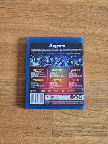 Dario Argento Collection - 6 Filmer | Suspiria | Tenebra | Phenomena | Giallo
