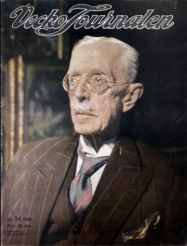 VJ 24 1948 Gustaf V, Carl Bonde, Israel, Seth Bremberg, Torsten Lyberg