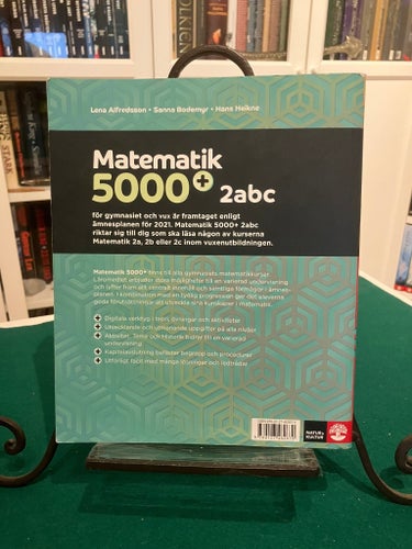 Matematik 5000+ Vux 2abc av Lena Alfredsson, Sanna Bodemyr, Hans Heikne, 2022